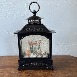 Charming Black Holiday Lantern
